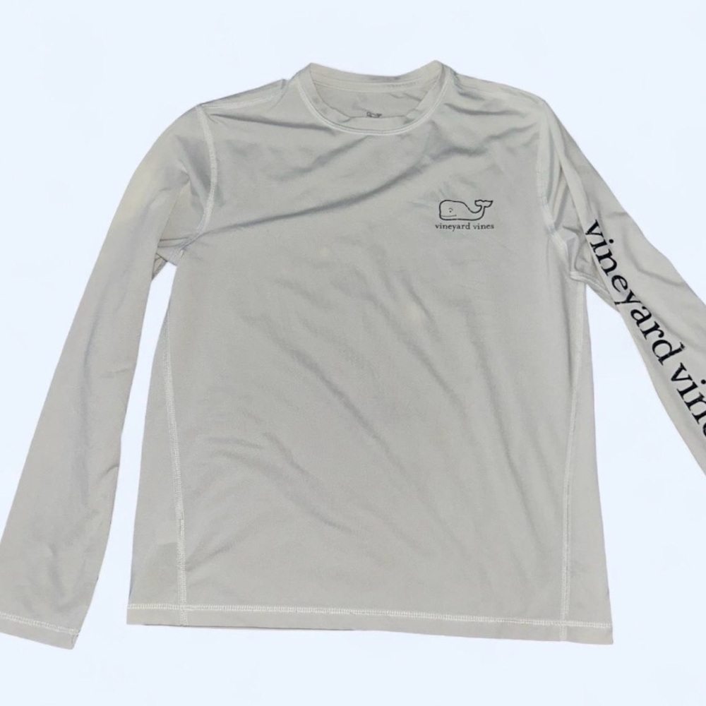 Vineyard Vines Kids Swim Rashguard - White